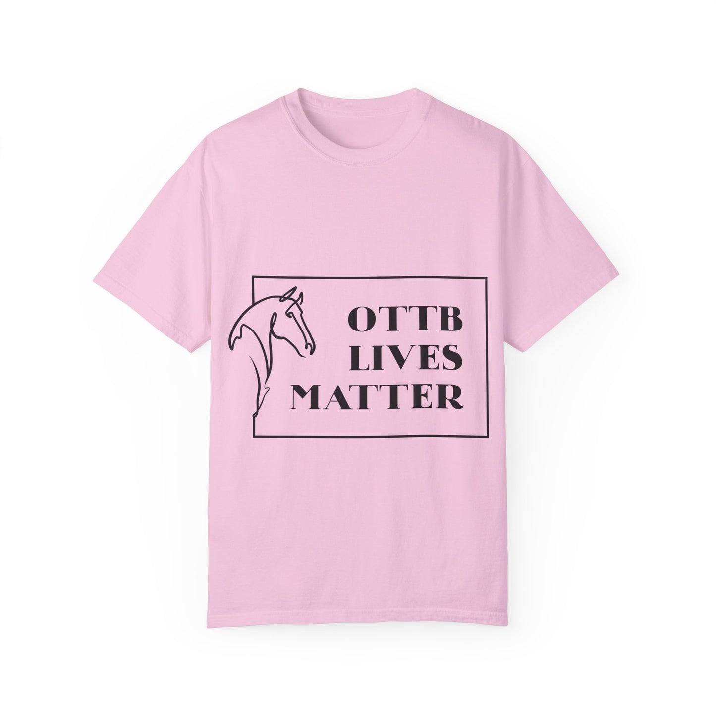 OTTB Lives Matter Rectangular Logo Garment-Dyed T-shirt