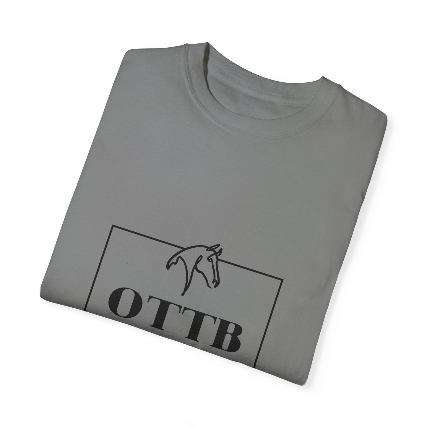 OTTB Lives Matter Square Logo Garment-Dyed T-shirt