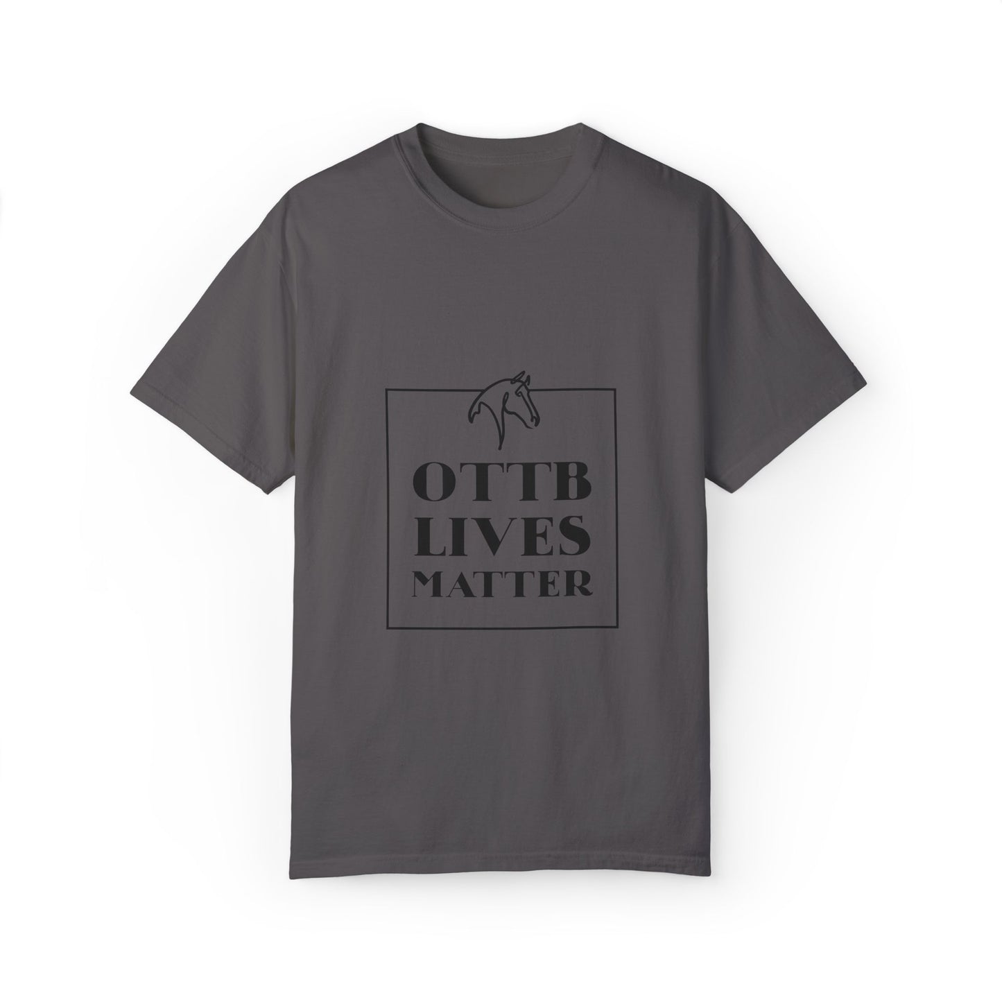 OTTB Lives Matter Square Logo Garment-Dyed T-shirt