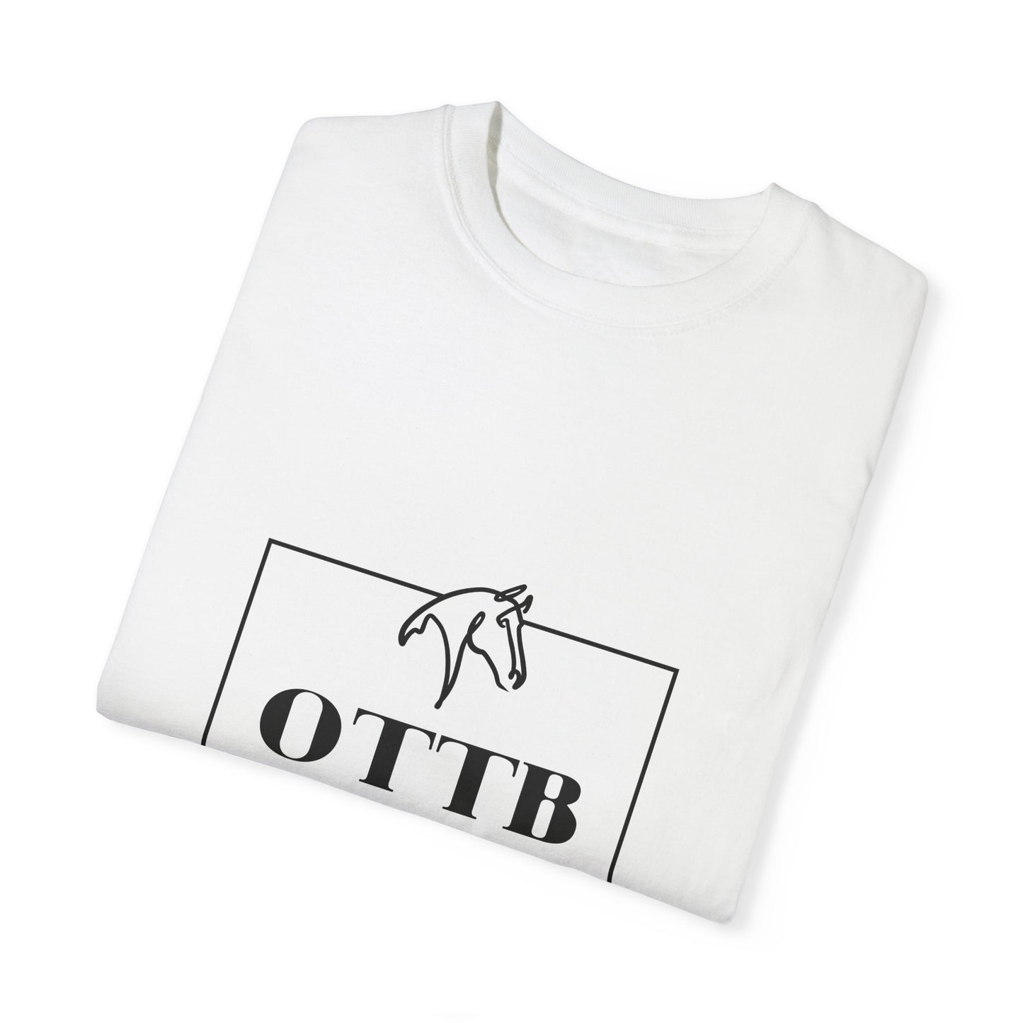 OTTB Lives Matter Square Logo Garment-Dyed T-shirt