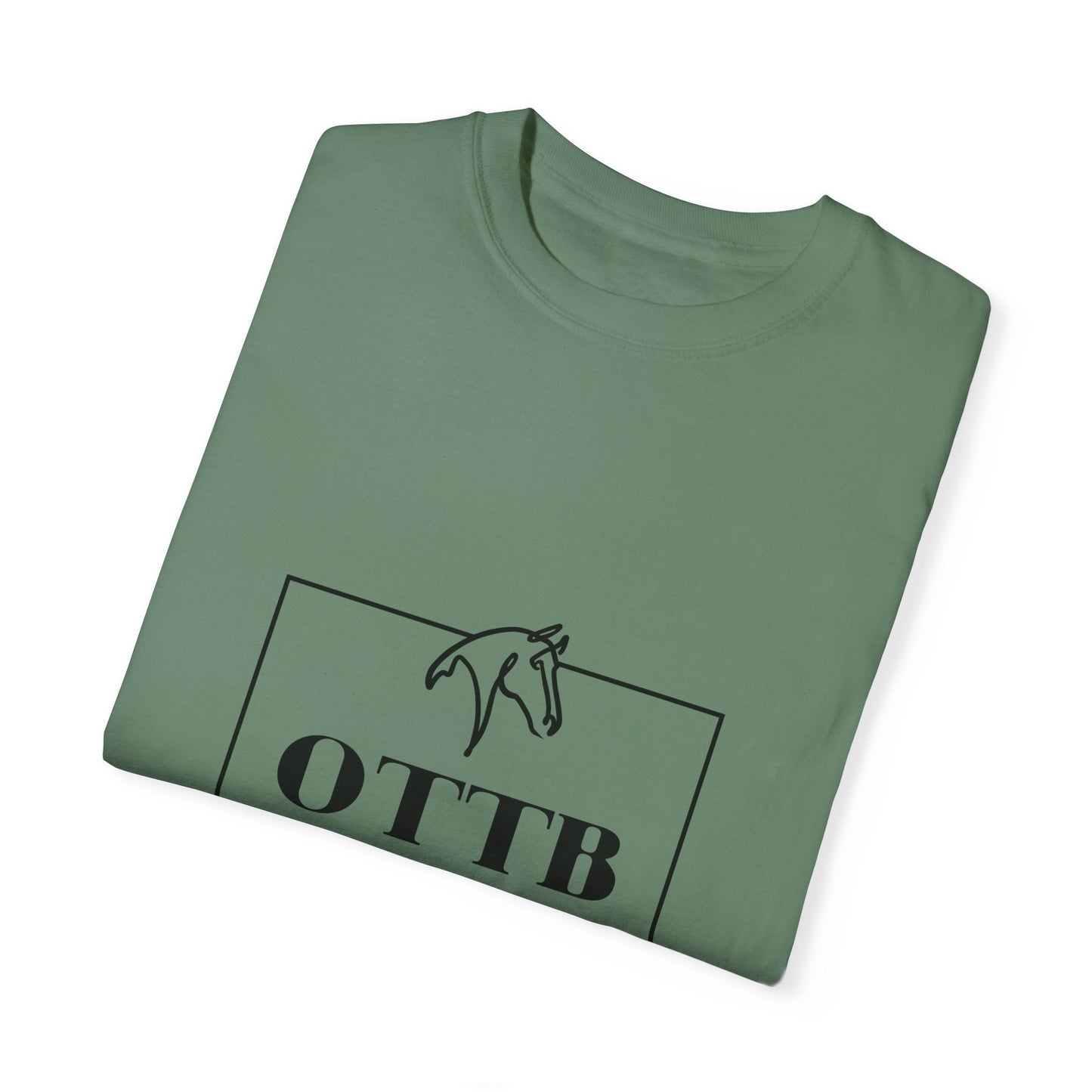 OTTB Lives Matter Square Logo Garment-Dyed T-shirt